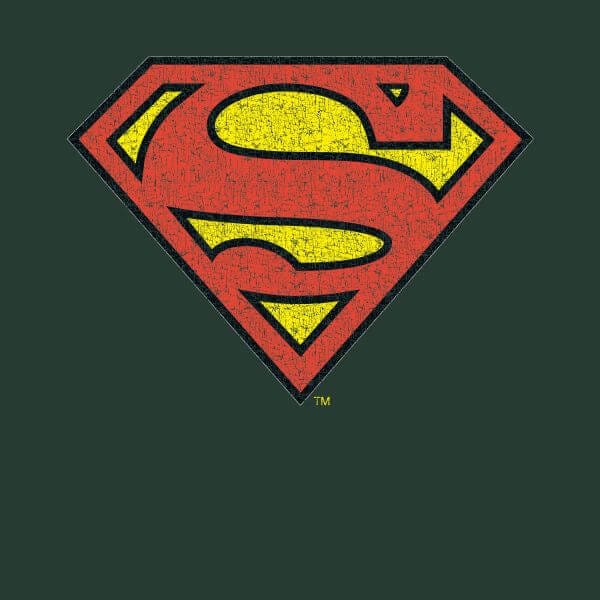 Official Superman Crackle Logo Women's T-Shirt - Green - M