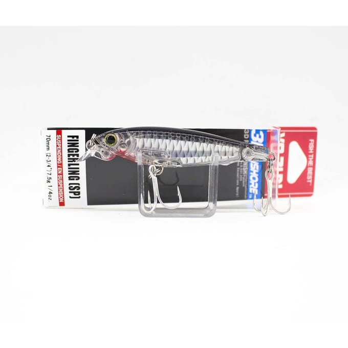 Yo Zuri Duel 3D Inshore Fingerling 70SP Leurre à suspendre R1409-C4 (9631) gray