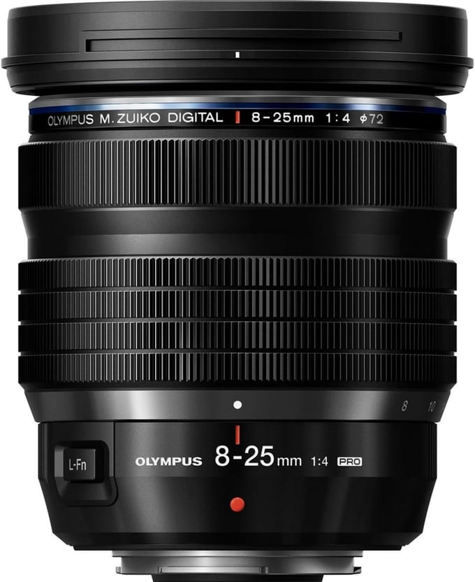 OM System 8-25mm F4 Pro M.Zuiko Digital Objectief