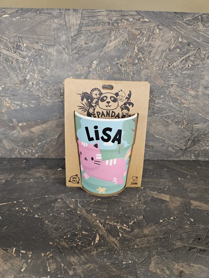 Beker - Naam - Lisa - Melamine - 250 ML