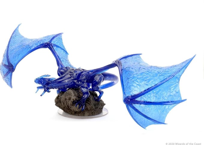 Dungeons and Dragons: Icons of the Realms - Sapphire Dragon Premium Figure