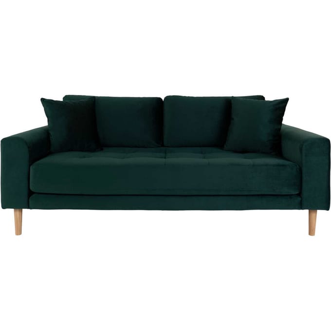 House Collection Velvet 2.5-zitsbank Milo Donker Groen