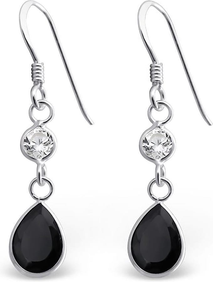 Montebello Oorbellen Ackelien - 925 Zilver E-coating - ∅7mm - 33mm