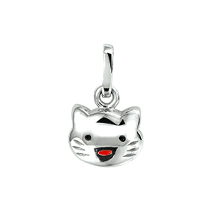 Poes Hanger van Gerhodineerd Zilver