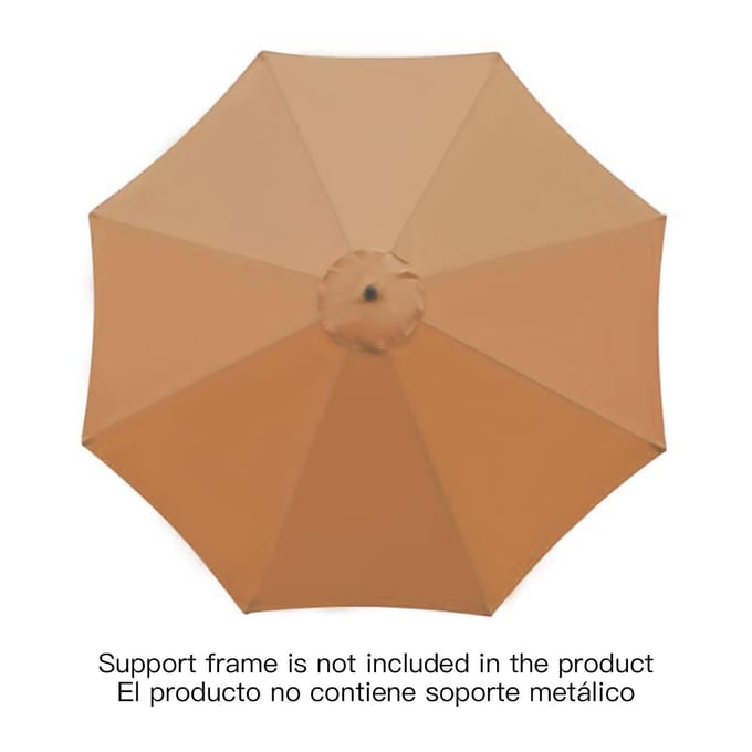 Auvent de remplacement pour parasol d'extérieur Imperméable Auvent pour parasol de soleil Remplacement pour parasol de patio