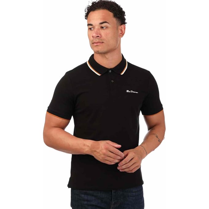 Ben Sherman heren poloshirt met stippen