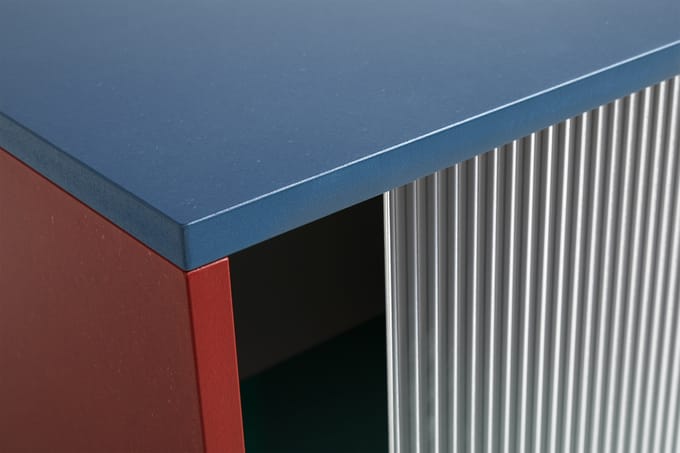 HAY Colour Cabinet L - met glazen deuren