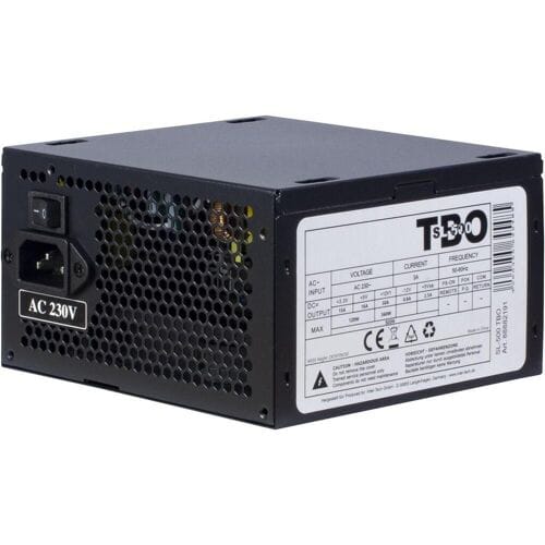 Inter-Tech Argus SL-500 TBO Voeding - 500 Watt - 120 mm - ATX 2.03 - 80 Plus