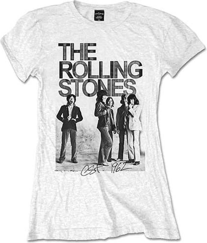 The Rolling Stones - Est. 1962 Group Photo Dames T-shirt - M - Wit