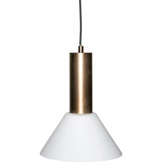 Hübsch hanglamp Contrast Burnished brass