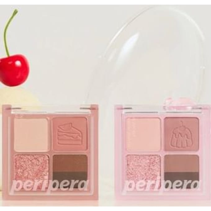 peripera - Ink Pocket Shadow Palette Soda Café Collection - 2 Colors #06 Signature Is Mute