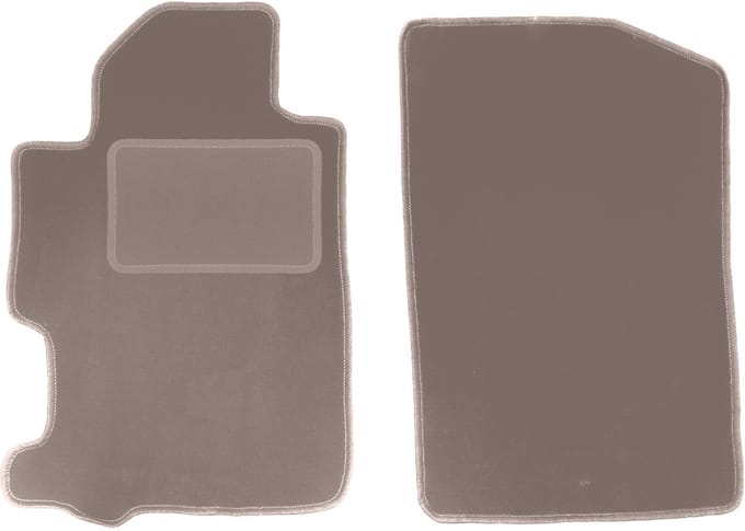 Beige voormatten voor: Honda FR-V minivan (2004-2009)