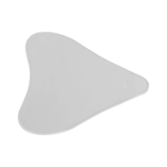 Siliconen Borstrimpel Pad Transparant Driehoek Vorm Herbruikbaar Wasbaar Borst Rimpel Preventie Patch white