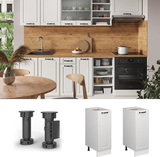 Lade Onderkast Keuken 30 cm Wit Landhuisstijl Functionaliteit