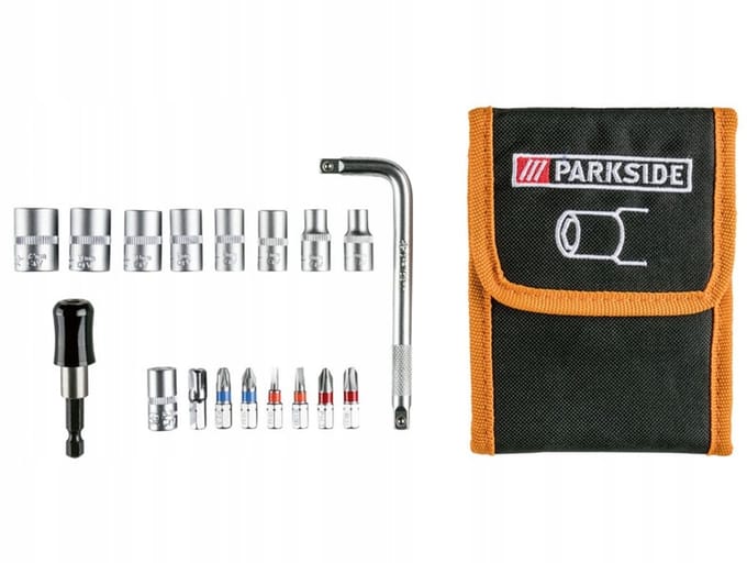 Parkside 18-delige Dop- en Bitset