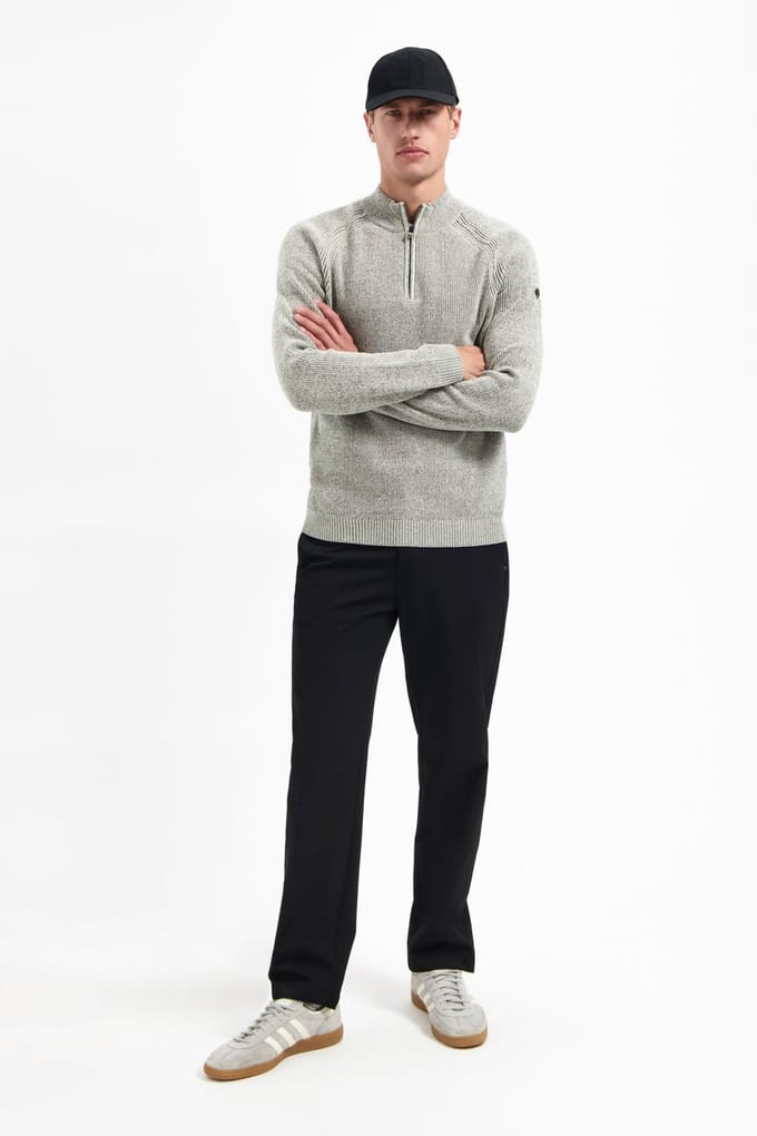 No Excess Pullover Half Zip 2 Colored Chenille Kit Größe: L | Pullover Outlet | Herren