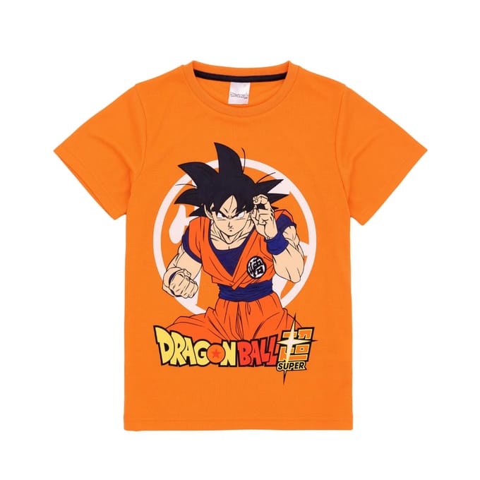Ensemble de pyjama court Dragon Ball Z Garçons Goku 12-13 orange