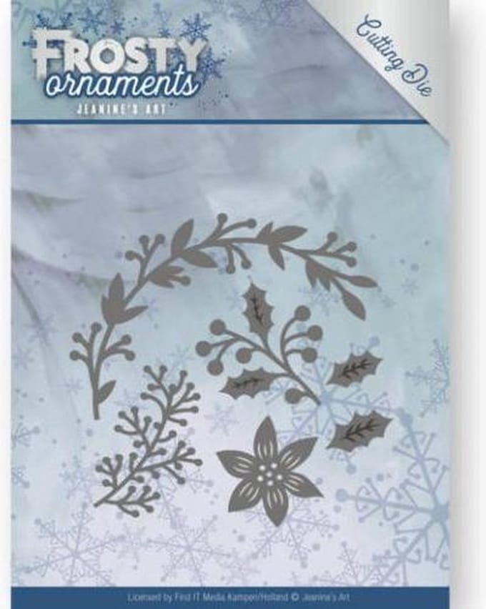 Mal  - Jeanine's Art - Frosty Ornaments - Kerst takken