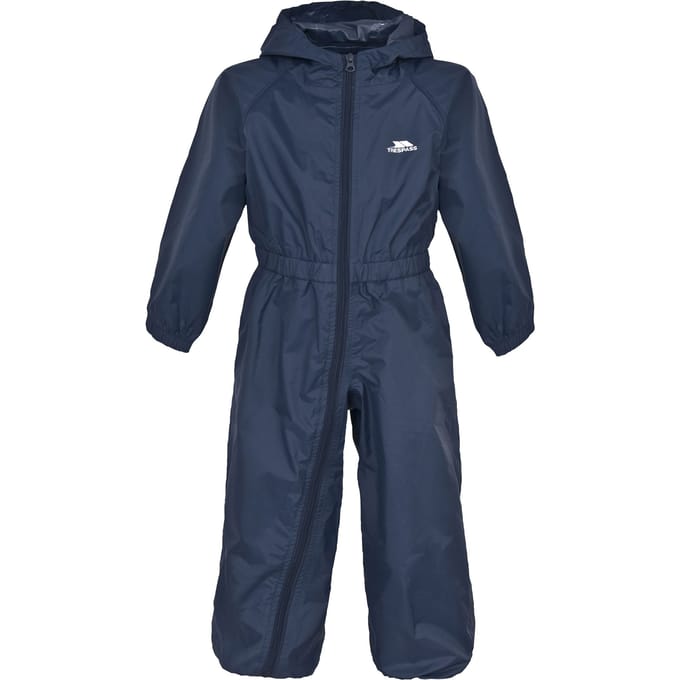 Trespass Kids Unisex Dripdrop Gewatteerd Waterdicht Regenpak (Marineblauw)