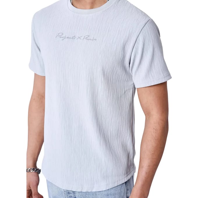 Elegant T-shirt met handtekening Project X Paris
