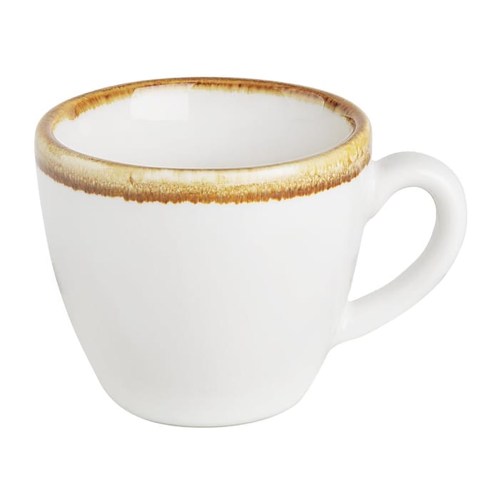 Olympia Kiln Espressokopjes Krijtwit 85ml (6 Stuks) - Olympia FB986