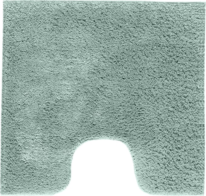 Casilin Havana WC-mat - 59 x 59 cm - Met uitsparing - Aquablauw