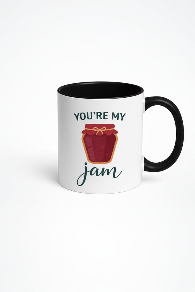 You're My Jam Mok met Jam Pot Illustratie - Liefdevol & Grappig Cadeau