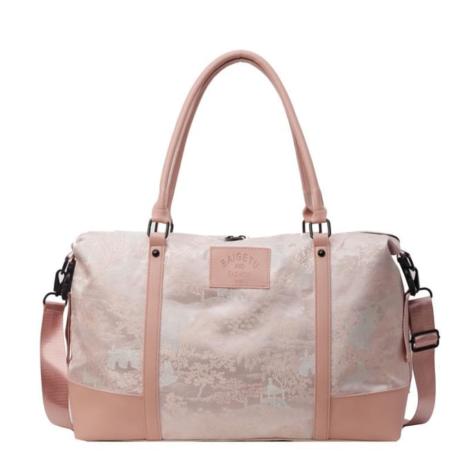 Modieuze Reistas in Chinese Stijl Lichtgewicht en Eenvoudig Reizen Elegant Handbagage Tas Droog- en Natvak Fitness Tas groen