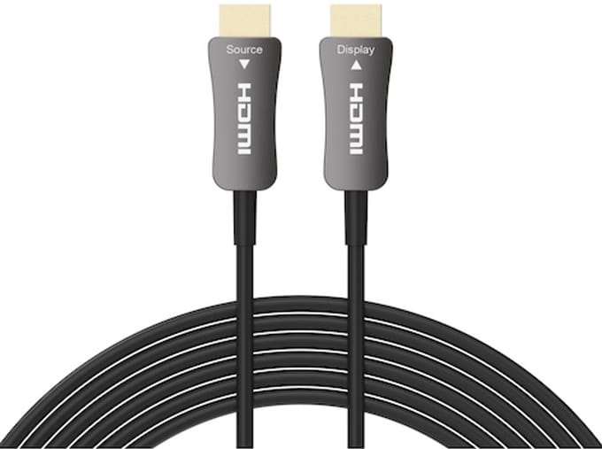 DVDO optische HDMI 2.0 AOC kabel, 4k/60Hz, lengte 20 meter met vergulde connectoren