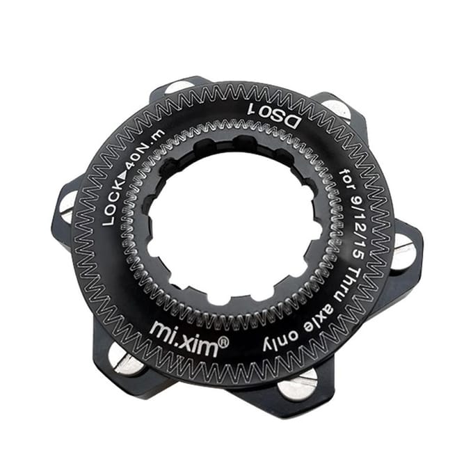 Centerlock 6-gaats Adapter Center Lock Conversie 6-gaats Remschijf 6 Bout zwart