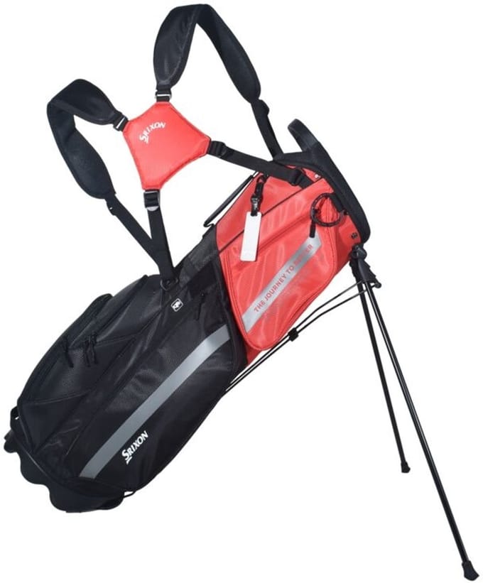 Srixon Lifestyle Golftas - Standbag - Rood Zwart