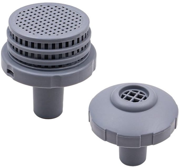 Allecto - Zwembad Water Jet Connector Kits - Uitlaat Zeef Grid - 1,25