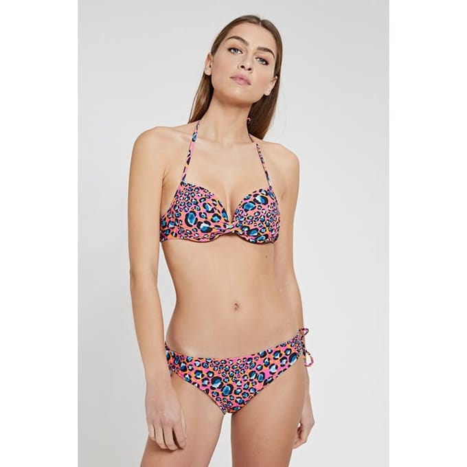 Shiwi Ladies Leopard Spot Regular Brief Azalea Pink Größe: 36 | Bikinis Outlet | Damen | Rosa