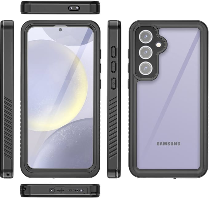 Turtle Shift Volledig waterdicht en stofdicht hoesje geschikt voor Samsung Galaxy S24 FE