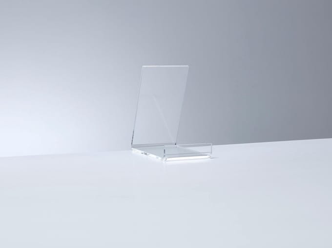 Boekensteun in Acrylglas