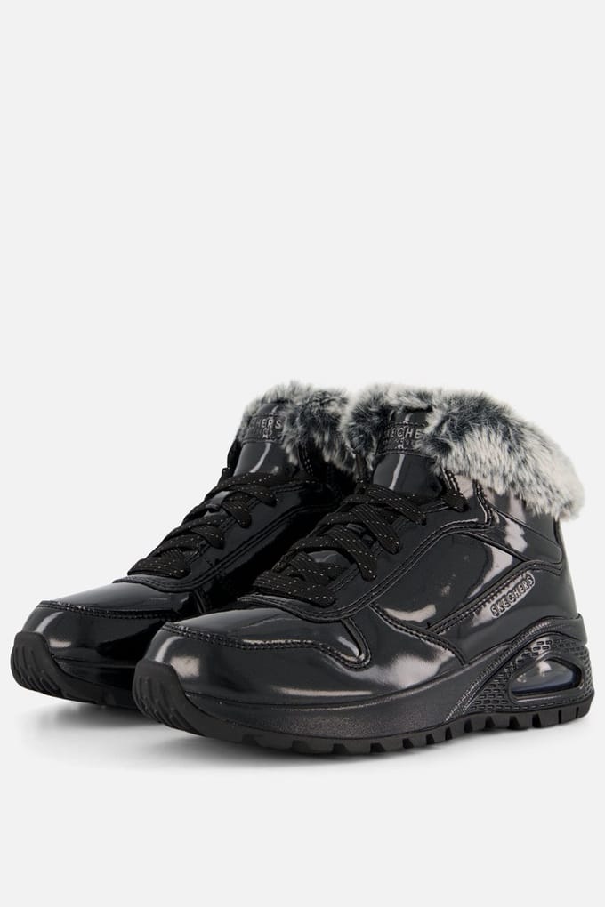Skechers Uno Rugged Dames Laarzen - Zwart - Maat 37