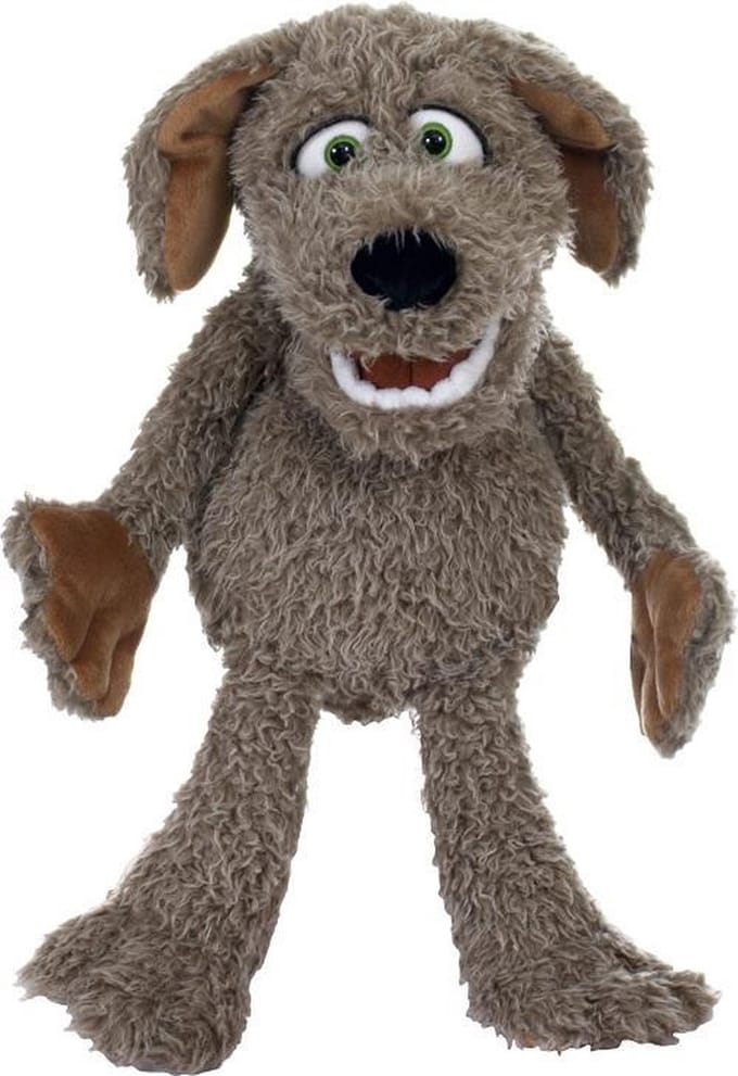 Handpop Locke de hond living puppets  45cm