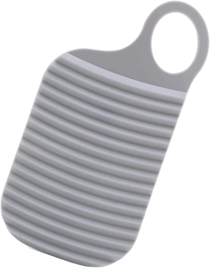 Witte Wasplank - Handwasbord - Kleding Reinigen - Antislip Ontwerp - 20x10x3 cm - Grijs