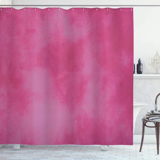 ABAKUHAUS – Douchegordijn Hot Pink – 175x200 cm – Polyester