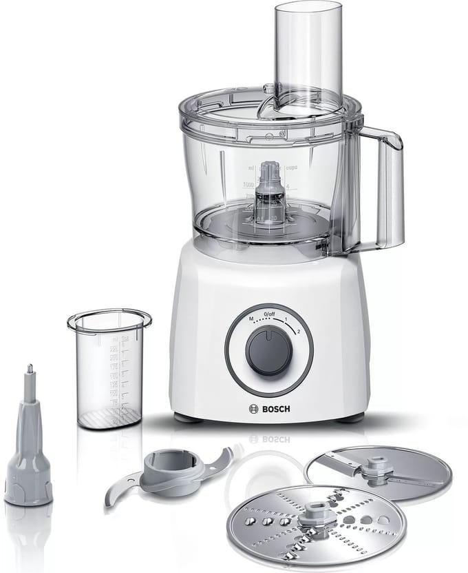 Bosch MCM3110W - Keukenmachine - Foodprocessor - 800 W. - 2,3l - Wit