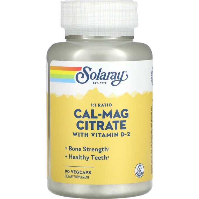 Cal-Mag Citraat Met Vitamine D-2, 90 Veggie Capsules