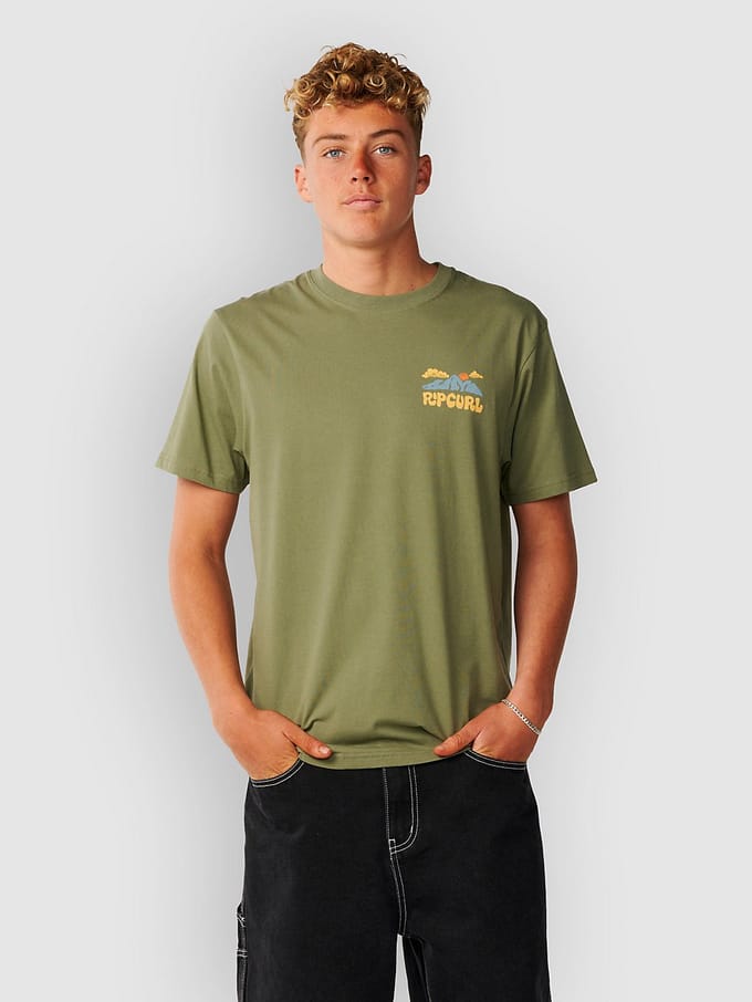 Rip Curl Surf Trip Tee - Surplus Green