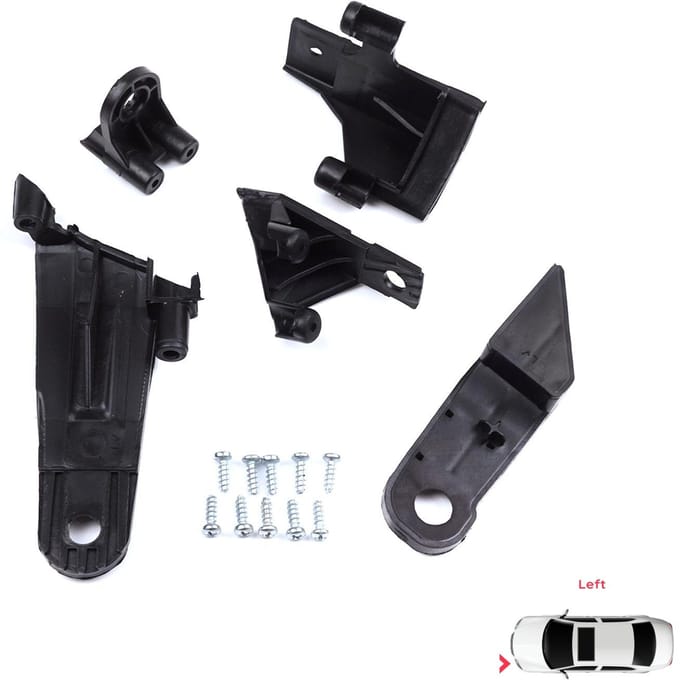 BHL565-1 Support de réparation de support de phare Ensemble d'onglets côté gauche pour Dacia Renault Duster MK2 HM 2017-2024 260609367R