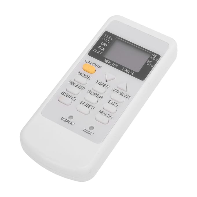 Airconditioner Afstandsbediening Vervanging AC Controller GYKQ-27 Slijtvast ABS white