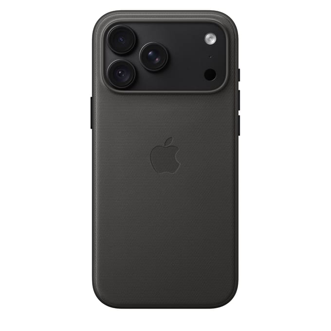 Apple TechWoven hoesje met MagSafe - Geschikt voor iPhone 18 Pro Max - Zwart