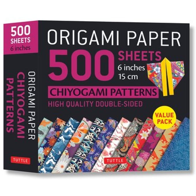 Origami Paper 500 Sheets Chiyogami Patterns 6 15cm: Tuttle Origami Paper: Double-Sided Origami - Tuttle Studio