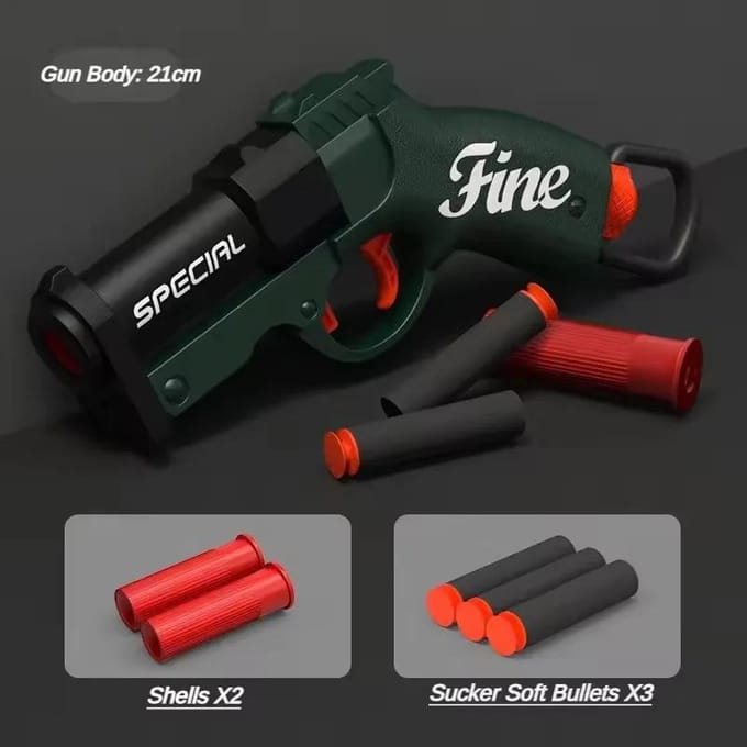 Mini S686 Schelp Werpende Zachte Kogel Afschiet Speelgoedpistool Voor Kinderen Airsoft Schuimkogel Blaster Buiten CS Wapen Pistool