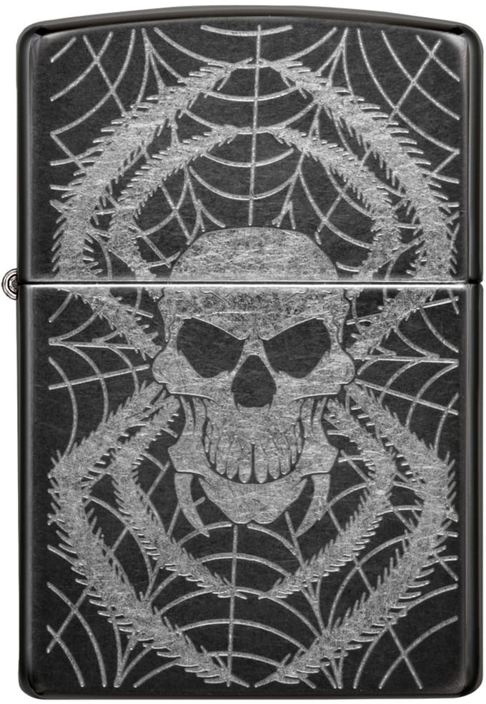 Zippo aansteker skull spider
