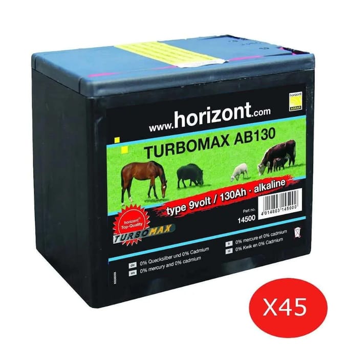 Batterij Horizont Turbomax AB130 (x45)