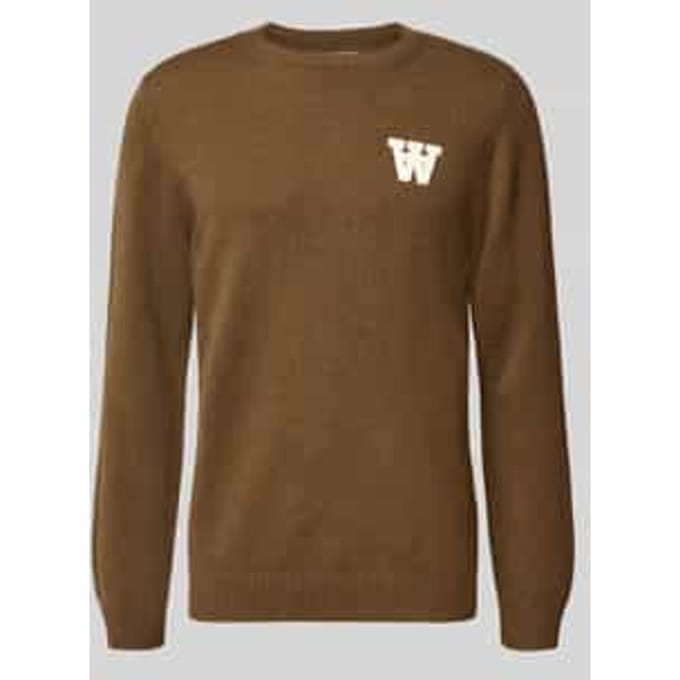 Gebreide pullover van lamswol Model 'Tay'